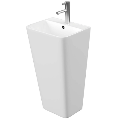 Напольная раковина с креплением к стене AQ4401-00 Aquatek Optima Square 440x380x835 купить с доставкой. 100% Оригинал. Гарантия!