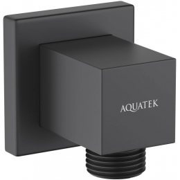 Шланговое подсоединение AQUATEK, матовый черный AQ2458MB