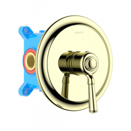 Смеситель для душа (внешняя и скрытая часть) AQUATEK, полир. золото AQ1566PG КЛАССИК Смеситель для душа (внешняя и скрытая часть) AQUATEK, полир. золото AQ1566PG КЛАССИК