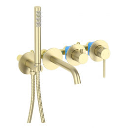 AQ1344BG ЕВРОПА смеситель для ванны встроенный (внешняя и скрытая часть), шлиф. золото AQ1344BG ЕВРОПА смеситель для ванны встроенный (внешняя и скрытая часть), шлиф. золото