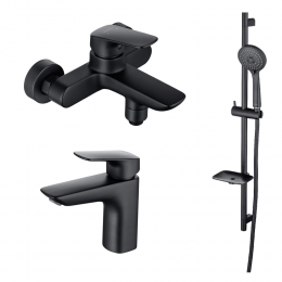 AQ1030MB ВЕГА Set 3 в 1 (AQ1010MB+AQ1040MB+AQ2011MB), матовый черный