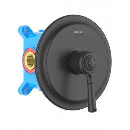 Смеситель для душа (внешняя и скрытая часть) AQUATEK, матовый черный AQ1566MB КЛАССИК Смеситель для душа (внешняя и скрытая часть) AQUATEK, матовый черный AQ1566MB КЛАССИК