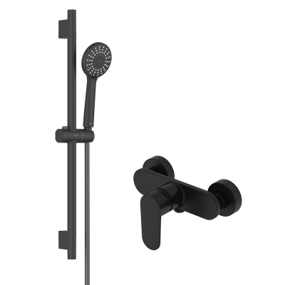 Комплект смесителей для душа Aquatek Ника AQ1832MB черный матовый купить с доставкой. 100% Оригинал. Гарантия!