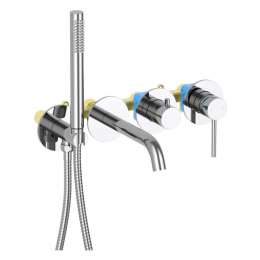 AQ1344CR ЕВРОПА смеситель для ванны встроенный (внешняя и скрытая часть) AQ1344CR ЕВРОПА смеситель для ванны встроенный (внешняя и скрытая часть)