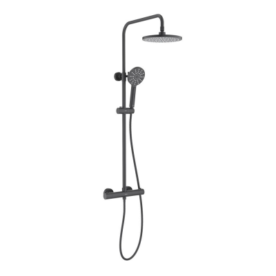 Термостатическая душевая система AQUATEK, матовый черный AQ2343MB ЕВРОПА купить с доставкой. 100% Оригинал. Гарантия!