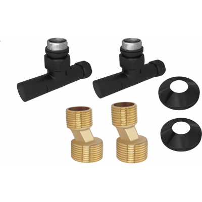 Комплект фитингов Aquatek AQ 1020BL вентиль круглый черный купить с доставкой. 100% Оригинал. Гарантия!