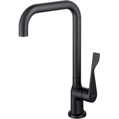 Смеситель для кухни AQUATEK (квадратный излив), матовый черный AQ1083MB купить с доставкой. 100% Оригинал. Гарантия!