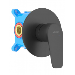 Смеситель для душа (внешняя и скрытая часть) AQUATEK, матовый черный AQ1166MB БЕТТА Смеситель для душа (внешняя и скрытая часть) AQUATEK, матовый черный AQ1166MB БЕТТА