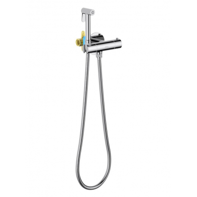 Комплект для гигиенического душа термостатический встроенный (смеситель + гигиеническая лейка + шланг) AQUATEK AQ1027CR ОБЕРОН купить с доставкой. 100% Оригинал. Гарантия!