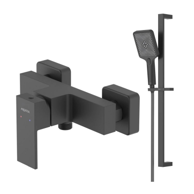 AQ1660MB ЛИБРА смеситель для душа, матовый черный + AQ2019MB ЛИБРА душевой гарнитур 3jet 68 см, матовый черный купить с доставкой. 100% Оригинал. Гарантия! AQ1660MB ЛИБРА смеситель для душа, матовый черный + AQ2019MB ЛИБРА душевой гарнитур 3jet 68 см, матовый черный купить с доставкой. 100% Оригинал. Гарантия!