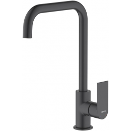 Смеситель для кухни AQUATEK, матовый черный AQ1480MB ЛИРА