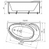 Акриловая ванна АКВАТЕК Бетта 170х97 BET170-0000010 левая, с гидромассажем Standard (пневмоуправление), с фронтальным экраном+спинной массаж 6 форсунок купить с доставкой. 100% Оригинал. Гарантия!