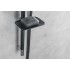 Душевой гарнитур 3jet 73см AQUATEK, матовый черный AQ2011MB