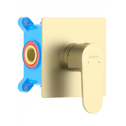 AQ1266BG ОБЕРОН смеситель для душа (внешняя и скрытая часть), шлиф. золото AQ1266BG ОБЕРОН смеситель для душа (внешняя и скрытая часть), шлиф. золото