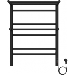 Полотенцесушитель электрический 500x700 Aquatek Альфа AQ EL RRP0770BL черный