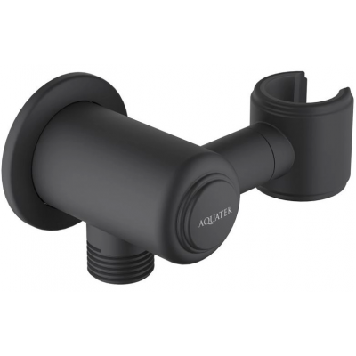 Шланговое подсоединение с держателем AQUATEK, матовый черный AQ2462MB КЛАССИК купить с доставкой. 100% Оригинал. Гарантия!