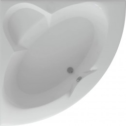Акриловая ванна Акватек Поларис-1 140x140 POL1-0000030 с фронтальным экраном (вклеенный каркас)