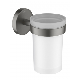 Стакан для ванной Aquatek Европа AQ4104BGM оружейная сталь Стакан для ванной Aquatek Европа AQ4104BGM оружейная сталь