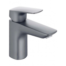 AQ1010BGM ВЕГА смеситель для раковины 97 без донного клапана, оружейная сталь