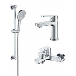 Комплект смесителей для душа Aquatek Лугано AQ1730CR хром Комплект смесителей для душа Aquatek Лугано AQ1730CR хром