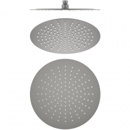 AQ2075BGM круглый верхний душ 300*2 мм, оружейная сталь