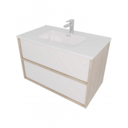 Тумба с раковиной Aquatek Либра 80 AQ66080-DO-MW белый матовый Тумба с раковиной Aquatek Либра 80 AQ66080-DO-MW белый матовый