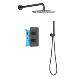 Set 3 в 1 душевой комплект AQUATEK, матовый черный AQ1376MB ЕВРОПА Set 3 в 1 душевой комплект AQUATEK, матовый черный AQ1376MB ЕВРОПА