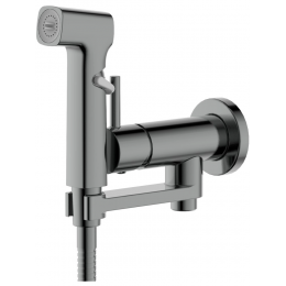 AQ1819BGM НИКА комплект для гигиенического душа встроенный (смеситель + гигиеническая лейка + шланг), оружейная сталь AQ1819BGM НИКА комплект для гигиенического душа встроенный (смеситель + гигиеническая лейка + шланг), оружейная сталь