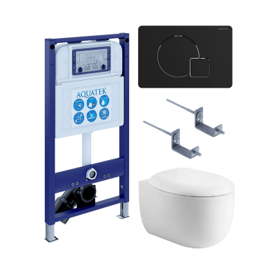 Комплект унитаз с инсталляцией, кнопкой и сиденьем SET AQUATEK АЛЬТАИР cm-069 4в1 безободковый купить с доставкой. 100% Оригинал. Гарантия! Комплект унитаз с инсталляцией, кнопкой и сиденьем SET AQUATEK АЛЬТАИР cm-069 4в1 безободковый купить с доставкой. 100% Оригинал. Гарантия!