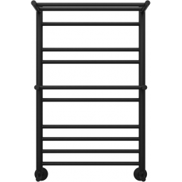 Полотенцесушитель водяной 500x800 Aquatek Альфа AQ RRP1080BL черный