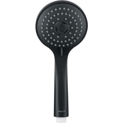Ручной душ 3jet AQUATEK, матовый черный AQ2003MB купить с доставкой. 100% Оригинал. Гарантия!