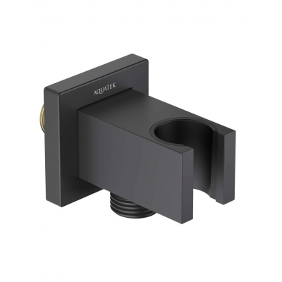 Шланговое подсоединение с держателем AQUATEK, матовый черный AQ2463MB купить с доставкой. 100% Оригинал. Гарантия! Шланговое подсоединение с держателем AQUATEK, матовый черный AQ2463MB купить с доставкой. 100% Оригинал. Гарантия!