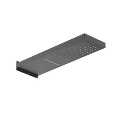 Настенный верхний душ 2jet 550*170*30 мм AQUATEK, матовый черный AQ2085MB купить с доставкой. 100% Оригинал. Гарантия!