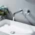Смеситель для раковины настенный 2 отв. (внешняя и скрытая часть) AQUATEK AQ1313CR ЕВРОПА