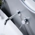 Смеситель для раковины настенный 2 отв. (внешняя и скрытая часть) AQUATEK AQ1313CR ЕВРОПА