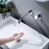 Смеситель для раковины настенный 2 отв. (внешняя и скрытая часть) AQUATEK AQ1313CR ЕВРОПА