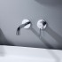 Смеситель для раковины настенный 2 отв. (внешняя и скрытая часть) AQUATEK AQ1313CR ЕВРОПА
