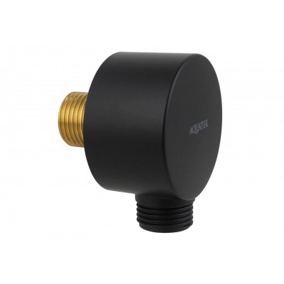 Шланговое подсоединение AQUATEK, матовый черный AQ2454MB купить с доставкой. 100% Оригинал. Гарантия!