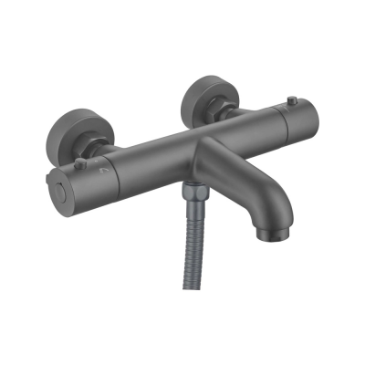 AQ1043BGM ВЕГА термостатический смеситель для ванны, оружейная сталь купить с доставкой. 100% Оригинал. Гарантия!