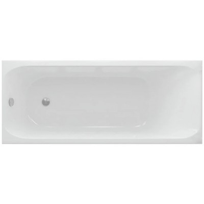 Акриловая ванна Aquatek Альфа 150 ALF150-0000025 без гидромассажа, с фронтальным экраном (слив слева, вклеенный каркас)