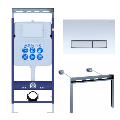 Инсталляция для подвесного унитаза Aquatek Easy Fix 50 INS-0000010, кнопка смыва белая + крепеж купить с доставкой. 100% Оригинал. Гарантия! Инсталляция для подвесного унитаза Aquatek Easy Fix 50 INS-0000010, кнопка смыва белая + крепеж купить с доставкой. 100% Оригинал. Гарантия!