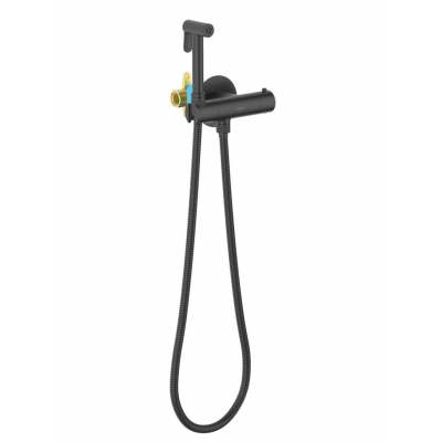 Комплект для гигиенического душа термостатический встроенный (смеситель + гигиеническая лейка + шланг) AQUATEK, матовый черный AQ1027MB ОБЕРОН купить с доставкой. 100% Оригинал. Гарантия!