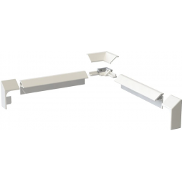 Бордюр декоративный для ванн и поддонов Aquatek 195 см, белый глянцевый, комплект Бордюр декоративный для ванн и поддонов Aquatek 195 см, белый глянцевый, комплект