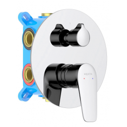 Смеситель для ванны, 3 режима (внешняя и скрытая часть) AQUATEK AQ1147CR БЕТТА Смеситель для ванны, 3 режима (внешняя и скрытая часть) AQUATEK AQ1147CR БЕТТА