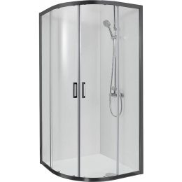 Душевой уголок Aquatek 90x90 AQ ARI RO 09020BL черный матовый