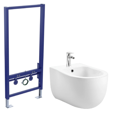 Комплект биде подвесное Aquatek Альтаир AQ1089-00+инсталляция Aquatek Standart 50 INSB-0000001 купить с доставкой. 100% Оригинал. Гарантия!