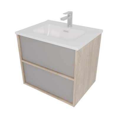 Тумба с раковиной Aquatek Либра 60 AQ66060-DO-LG серый туман купить с доставкой. 100% Оригинал. Гарантия!