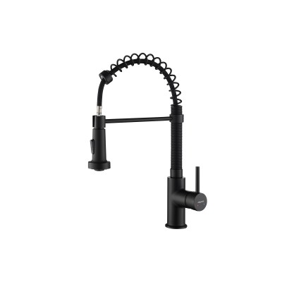Смеситель для кухни 2jet (профессиональный) AQUATEK, матовый черный AQ1387MB ЕВРОПА
