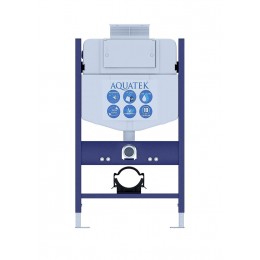 Инсталляция для подвесного унитаза с верхней кнопкой смыва Aquatek INS-0000027