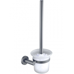 Ершик для унитаза Aquatek Вега AQ4010BGM оружейная сталь